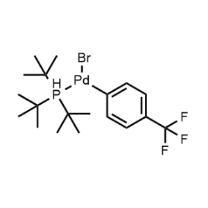 (Tri-tert-butyl-l5-phosphanyl)(4-(trifluoromethyl)phenyl)palladium(III) bromide|CS-1318407