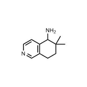 6,6-Dimethyl-5,6,7,8-tetrahydroisoquinolin-5-amine|CS-1318483