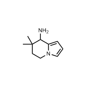 7,7-Dimethyl-5,6,7,8-tetrahydroindolizin-8-amine|CS-1318501
