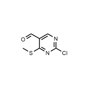 2-Chloro-4-(methylthio)pyrimidine-5-carbaldehyde|CS-1318510