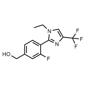 (4-(1-Ethyl-4-(trifluoromethyl)-1H-imidazol-2-yl)-3-fluorophenyl)methanol|CS-1318511