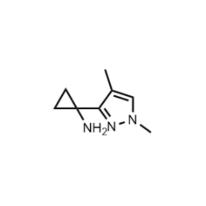 1-(1,4-Dimethyl-1H-pyrazol-3-yl)cyclopropan-1-amine|CS-1318735