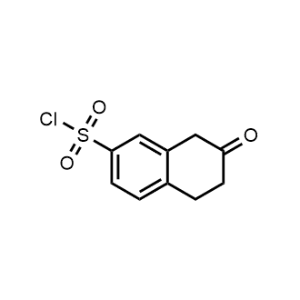 7-Oxo-5,6,7,8-tetrahydronaphthalene-2-sulfonyl chloride|CS-1318847