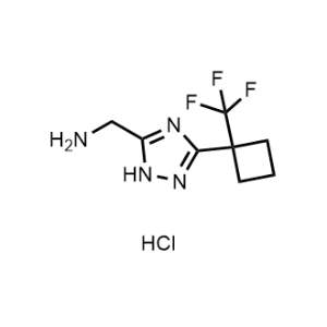 (3-(1-(Trifluoromethyl)cyclobutyl)-1H-1,2,4-triazol-5-yl)methanamine hydrochloride|CS-1318874