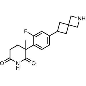 3-(2-Fluoro-4-(2-azaspiro[3.3]heptan-6-yl)phenyl)-3-methylpiperidine-2,6-dione|CS-1318964