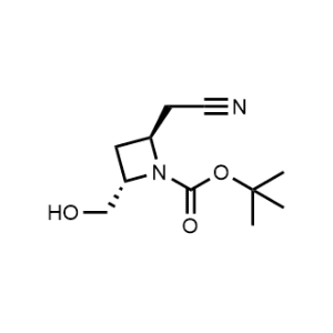 tert-Butyl (2S,4S)-2-(cyanomethyl)-4-(hydroxymethyl)azetidine-1-carboxylate|CS-1319054