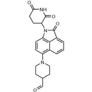 1-(1-(2,6-Dioxopiperidin-3-yl)-2-oxo-1,2-dihydrobenzo[cd]indol-6-yl)piperidine-4-carbaldehyde|CS-1319347