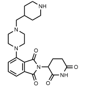 2-(2,6-Dioxopiperidin-3-yl)-4-(4-(piperidin-4-ylmethyl)piperazin-1-yl)isoindoline-1,3-dione|CS-1319381