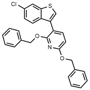 2,6-Bis(benzyloxy)-3-(6-chlorobenzo[b]thiophen-3-yl)pyridine|CS-1319411