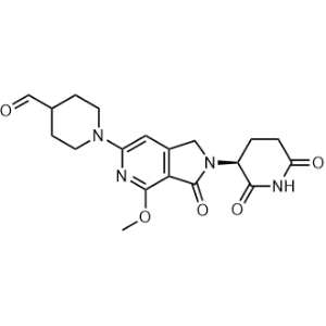 (S)-1-(2-(2,6-Dioxopiperidin-3-yl)-4-methoxy-3-oxo-2,3-dihydro-1H-pyrrolo[3,4-c]pyridin-6-yl)piperidine-4-carbaldehyde|CS-1319658