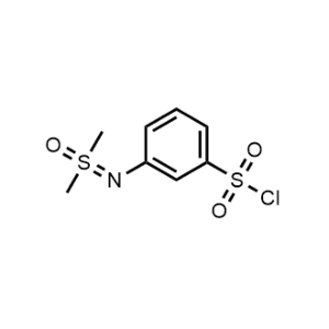 3-((Dimethyl(oxo)-l6-sulfaneylidene)amino)benzenesulfonyl chloride|CS-1319659