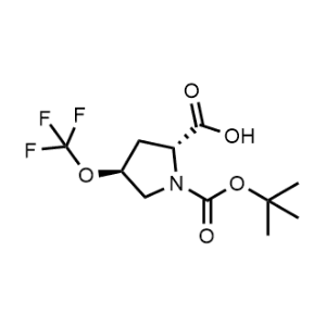(2R,4S)-1-(tert-Butoxycarbonyl)-4-(trifluoromethoxy)pyrrolidine-2-carboxylic acid|CS-1319678