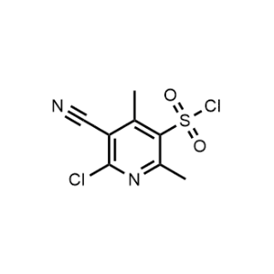 6-Chloro-5-cyano-2,4-dimethylpyridine-3-sulfonyl chloride|CS-1319697