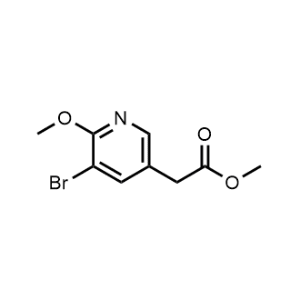 Methyl 2-(5-bromo-6-methoxypyridin-3-yl)acetate|CS-1320816