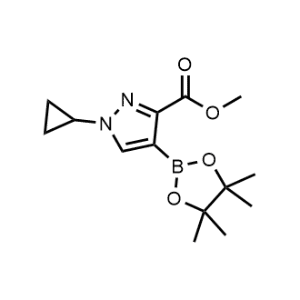 Methyl 1-cyclopropyl-4-(4,4,5,5-tetramethyl-1,3,2-dioxaborolan-2-yl)-1H-pyrazole-3-carboxylate|CS-1320819