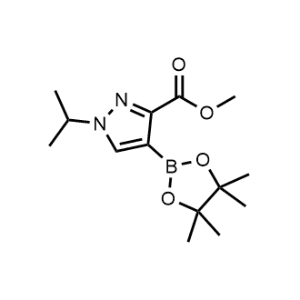 Methyl 1-isopropyl-4-(4,4,5,5-tetramethyl-1,3,2-dioxaborolan-2-yl)-1H-pyrazole-3-carboxylate|CS-1320822