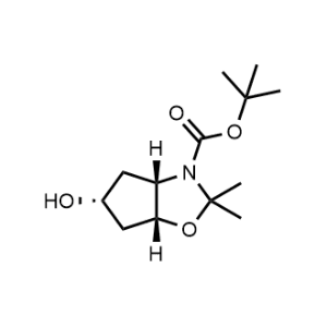 tert-Butyl (3aS,5R,6aR)-5-hydroxy-2,2-dimethyltetrahydro-2H-cyclopenta[d]oxazole-3(3aH)-carboxylate|CS-1320826