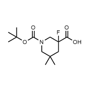 1-(tert-Butoxycarbonyl)-3-fluoro-5,5-dimethylpiperidine-3-carboxylic acid|CS-1320827