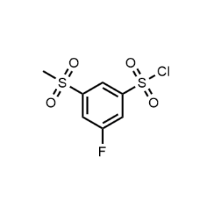 3-Fluoro-5-(methylsulfonyl)benzenesulfonyl chloride|CS-1320843
