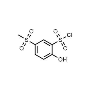 2-Hydroxy-5-(methylsulfonyl)benzenesulfonyl chloride|CS-1320862