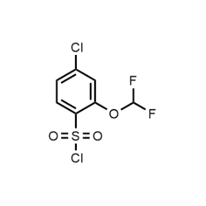 4-Chloro-2-(difluoromethoxy)benzenesulfonyl chloride|CS-1320996