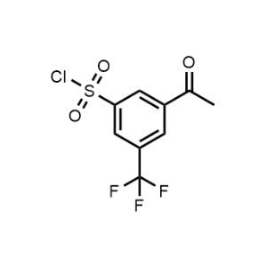 3-Acetyl-5-(trifluoromethyl)benzenesulfonyl chloride|CS-1321015