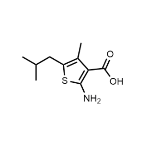 2-Amino-5-isobutyl-4-methylthiophene-3-carboxylic acid|CS-1322388