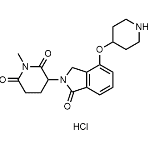 1-Methyl-3-(1-oxo-4-(piperidin-4-yloxy)isoindolin-2-yl)piperidine-2,6-dione hydrochloride|CS-1322442