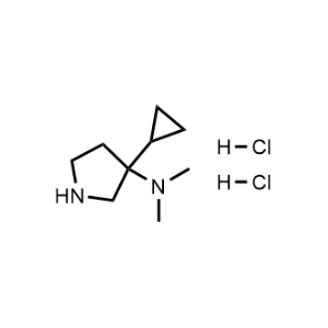 3-Cyclopropyl-N,N-dimethylpyrrolidin-3-amine dihydrochloride|CS-1322476