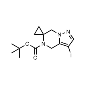 tert-Butyl 3'-iodo-7'H-spiro[cyclopropane-1,6'-pyrazolo[1,5-a]pyrazine]-5'(4'H)-carboxylate|CS-1323032