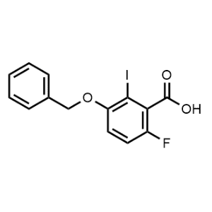 3-(Benzyloxy)-6-fluoro-2-iodobenzoic acid|CS-1323133