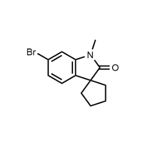 6'-Bromo-1'-methylspiro[cyclopentane-1,3'-indolin]-2'-one|CS-1323136