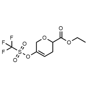 Ethyl 5-(((trifluoromethyl)sulfonyl)oxy)-3,6-dihydro-2H-pyran-2-carboxylate|CS-1323145