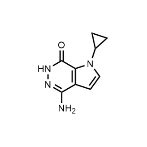 4-Amino-1-cyclopropyl-1,6-dihydro-7H-pyrrolo[2,3-d]pyridazin-7-one|CS-1323152