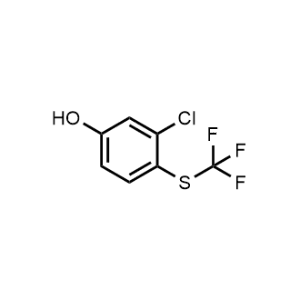 3-Chloro-4-((trifluoromethyl)thio)phenol|CS-1323380