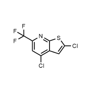 2,4-Dichloro-6-(trifluoromethyl)thieno[2,3-b]pyridine|CS-1323760