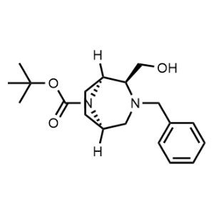 tert-Butyl (1S,2S,5R)-3-benzyl-2-(hydroxymethyl)-3,8-diazabicyclo[3.2.1]octane-8-carboxylate|CS-1323813