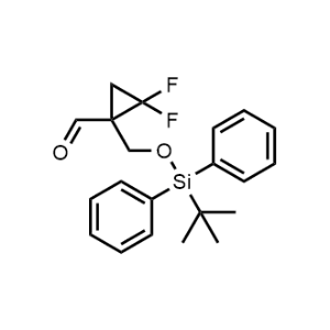 1-(((tert-Butyldiphenylsilyl)oxy)methyl)-2,2-difluorocyclopropane-1-carbaldehyde|CS-1323814