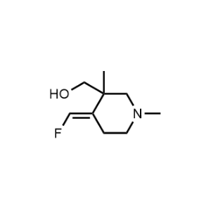 (E)-(4-(Fluoromethylene)-1,3-dimethylpiperidin-3-yl)methanol|CS-1323817