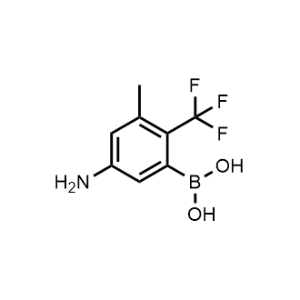 (5-Amino-3-methyl-2-(trifluoromethyl)phenyl)boronic acid|CS-1323823
