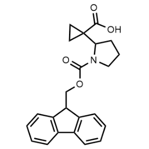1-(1-(((9H-Fluoren-9-yl)methoxy)carbonyl)pyrrolidin-2-yl)cyclopropane-1-carboxylic acid|CS-1323825