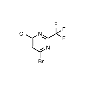 4-Bromo-6-chloro-2-(trifluoromethyl)pyrimidine|CS-1323829