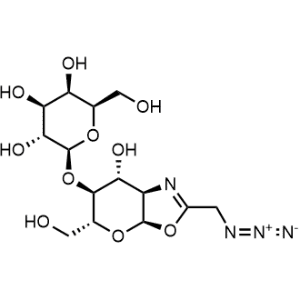 (2S,3R,4S,5R,6R)-2-(((3aR,5R,6S,7R,7aR)-2-(Azidomethyl)-7-hydroxy-5-(hydroxymethyl)-3a,6,7,7a-tetrahydro-5H-pyrano[3,2-d]oxazol-6-yl)oxy)-6-(hydroxymethyl)tetrahydro-2H-pyran-3,4,5-triol|CS-1324082