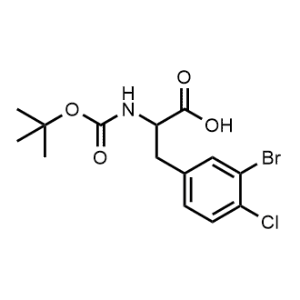 3-(3-Bromo-4-chlorophenyl)-2-((tert-butoxycarbonyl)amino)propanoic acid|CS-1324244