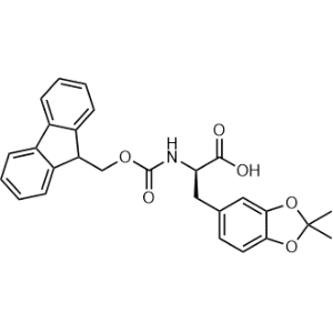 (R)-2-((((9H-Fluoren-9-yl)methoxy)carbonyl)amino)-3-(2,2-dimethylbenzo[d][1,3]dioxol-5-yl)propanoic acid|CS-1324423