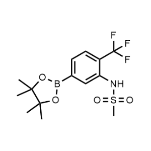 N-(5-(4,4,5,5-Tetramethyl-1,3,2-dioxaborolan-2-yl)-2-(trifluoromethyl)phenyl)methanesulfonamide|CS-1324830