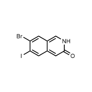 7-Bromo-6-iodoisoquinolin-3(2H)-one|CS-1324998
