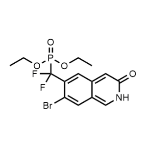 Diethyl ((7-bromo-3-oxo-2,3-dihydroisoquinolin-6-yl)difluoromethyl)phosphonate|CS-1324999