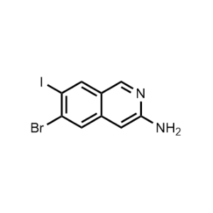 6-Bromo-7-iodoisoquinolin-3-amine|CS-1325007