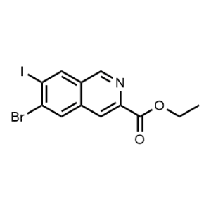 Ethyl 6-bromo-7-iodoisoquinoline-3-carboxylate|CS-1325009